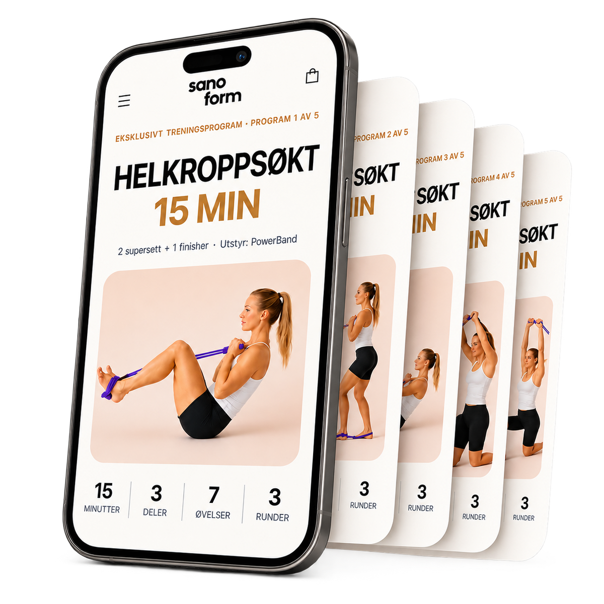 5 treningsprogrammer for PowerBand
